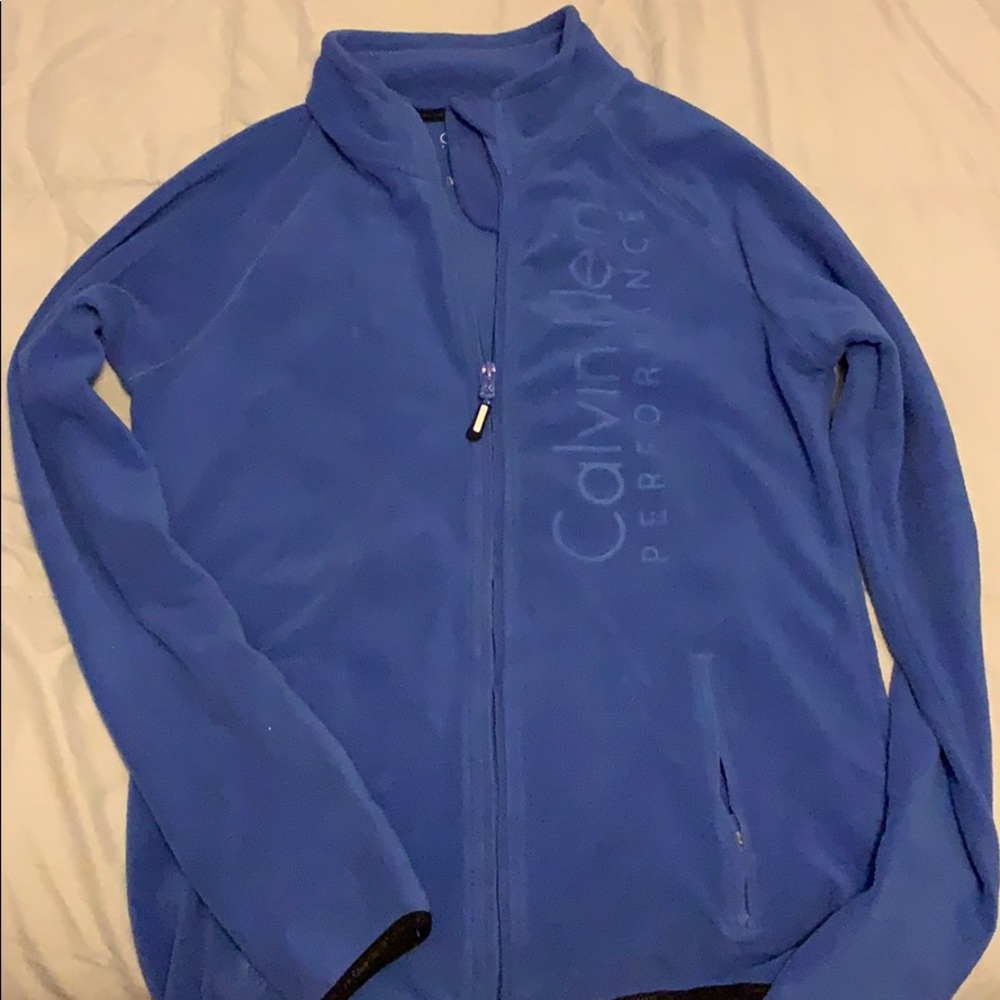 Calvin Klein full zip performance sweater